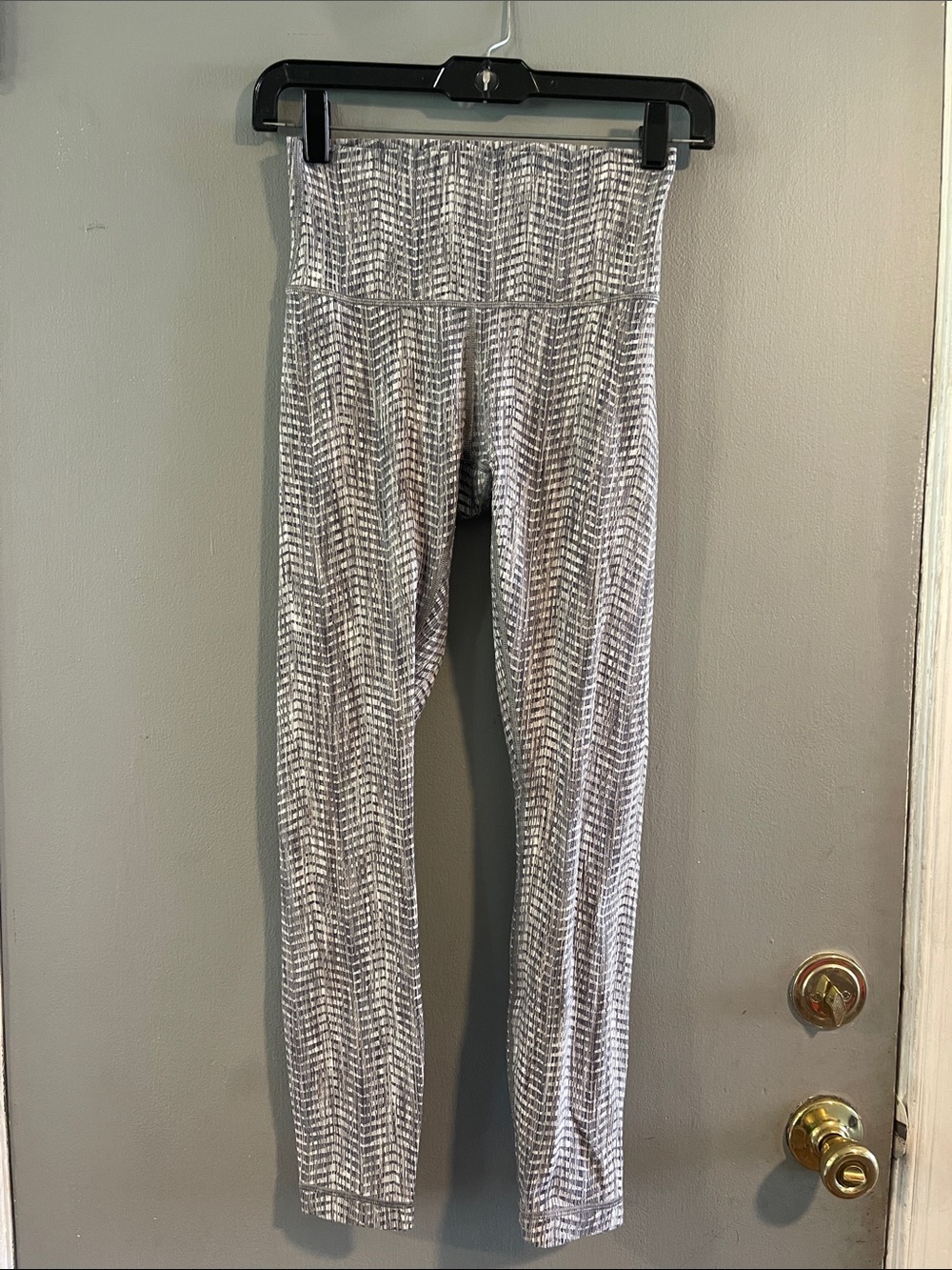 Lululemon Wunder Under HR 7/8 Tight Arrow Jacquard Grey